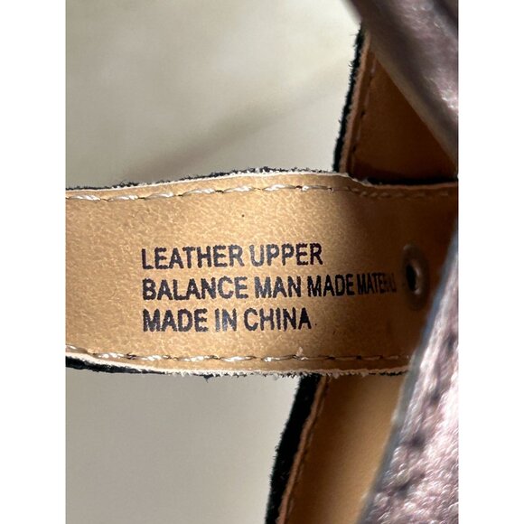 Born Women's Leather Studded Ankle Strap Wedge Sandals in Brown - Sz 9 (40.5) - Picture 10 of 10